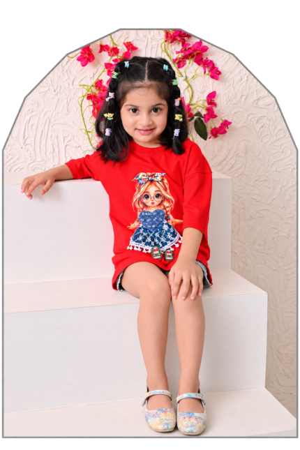 Girls T-Shirt - Red