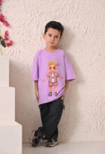 Boys T-Shirt - White Print - Image 7
