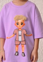 Boys T-Shirt - White Print - Image 11