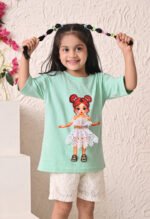 Girls T-Shirt - Sky Blue - Image 2