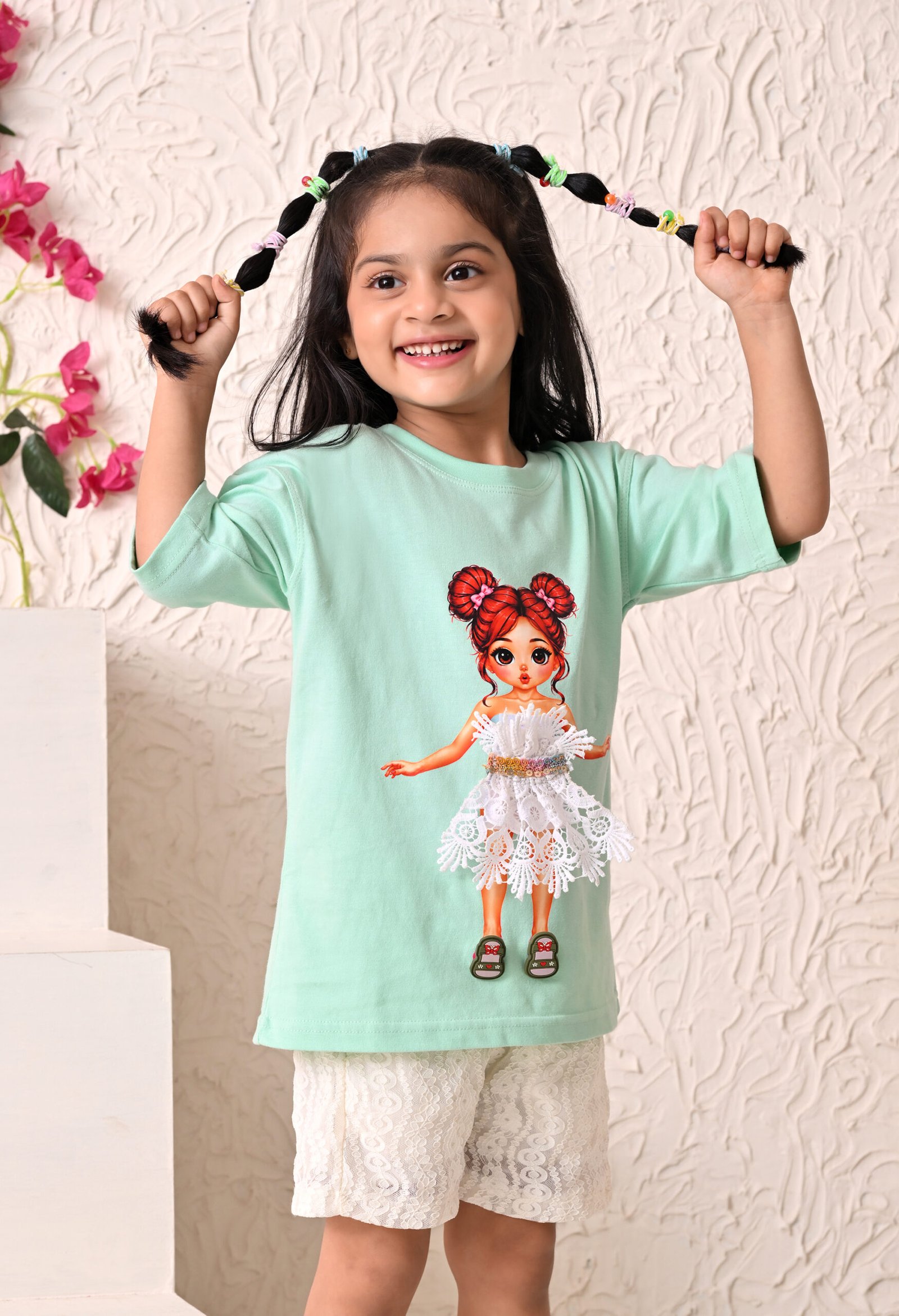 DSC_7932 Girls T-Shirt - Sky Blue - Image 1