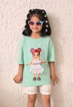 Girls T-Shirt - Sky Blue - Image 4