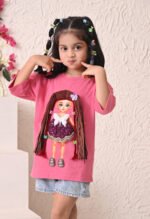 Girls T-Shirt - Pink - Image 8